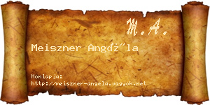 Meiszner Angéla névjegykártya